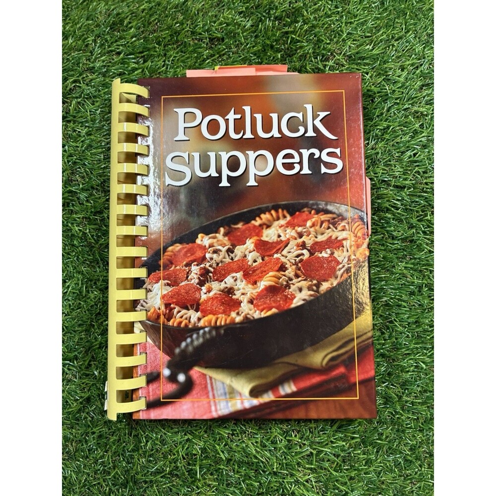 Potluck Suppers Publications International Spiral Bound Cookbook Recipes